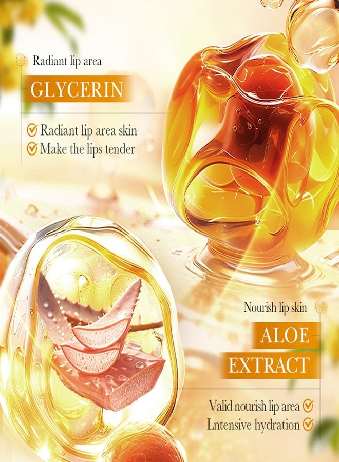 BEUKING Osmanthus Petrolatum Hydrating Lip Mask Gels with Glycerin and Aloe Extract, Moisturizing Mask Lip Treatment & Lip Patches for Dry Lips – Hydration & Repair – Day & Night Use (10 PCS) - Image 5